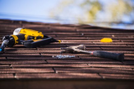 Construction-tools-on-the-roof