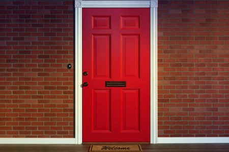 red-front-door