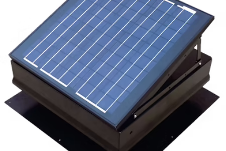 Solar Fan Transparent