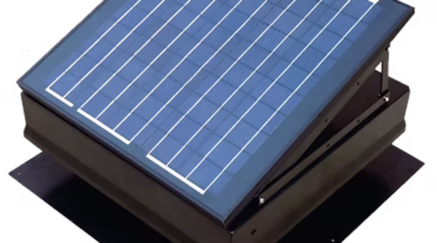 Solar Fan Transparent